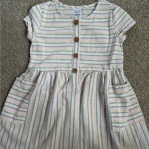Carter's Multicolor Striped Casual Dress